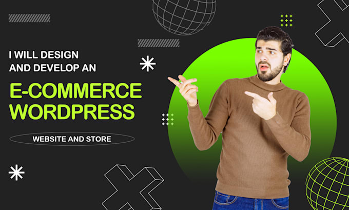 Gig Preview - Design and develop ecommerce wordpress website and store