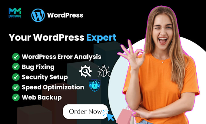 Bestseller - be your wordpress helper and troubleshooter of your website