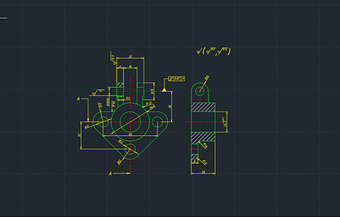 Bestseller - draw 2d machine parts with autocad