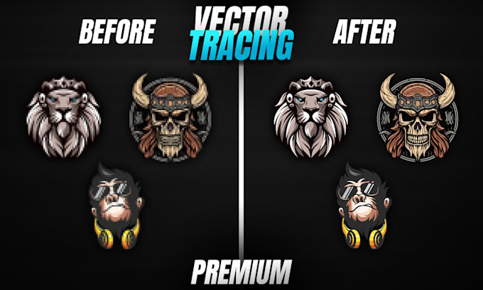 Gig Preview - Create high quality vector files from your logo or image