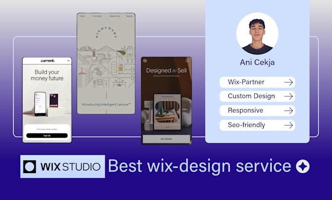 Gig Preview - Create your wix website with unlimited revisions