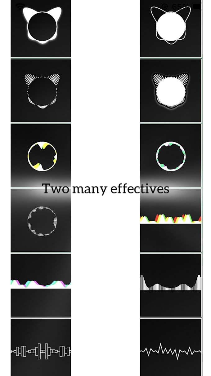 Gig Preview - Bass drops music visualizer on your song