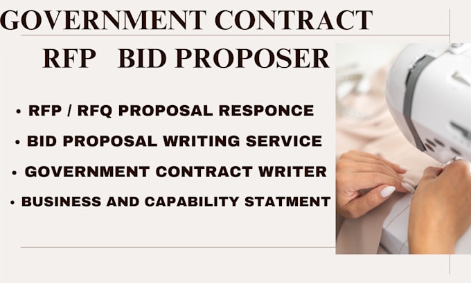 Bestseller - find rfp write government contract bid proposal rfi rfq grant proposal