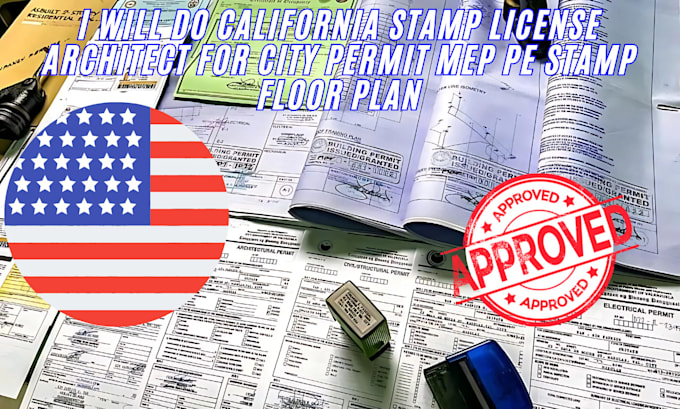 Bestseller - do texas, california, florida pe stamp  city permit stuctural floor plan, hvac