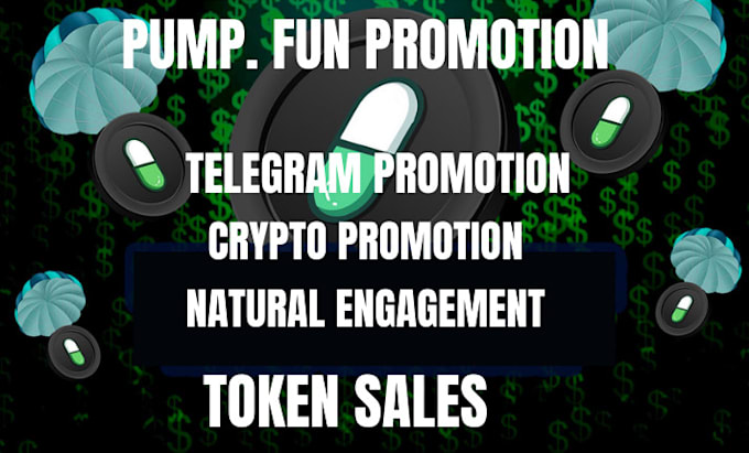 Gig Preview - Create token launch, presale, pump fun, memecoin promotion, to 900k bag holders