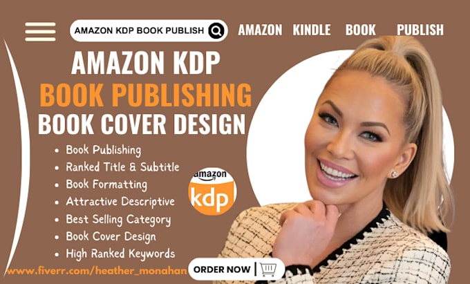 Gig Preview - Do amazon kdp book publishing, book formatting, amazon kdp self publishing