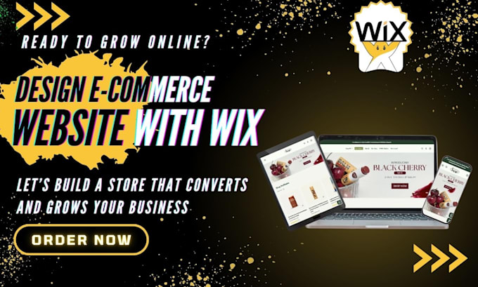 Gig Preview - Design or redesign your wix ecommerce website