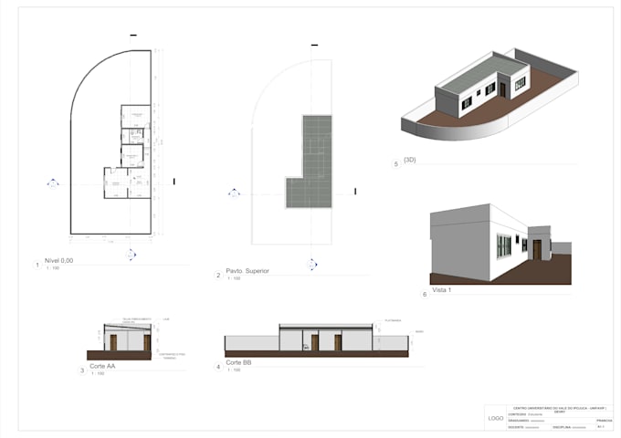 Gig Preview - Fazer projetos básicos usando software de arquitetura revt