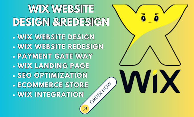 Gig Preview - Wix website design wix website redesign