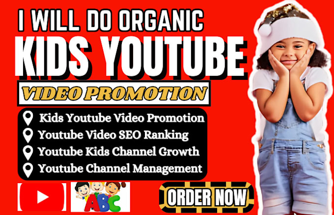 Gig Preview - Kids video promotion kids channel youtube monetization channel promotion