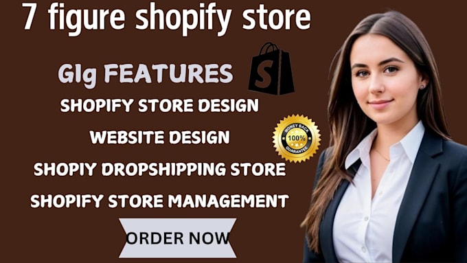 Gig Preview - Create automated 7 figure shopify dropshipping store, redesign shopify website