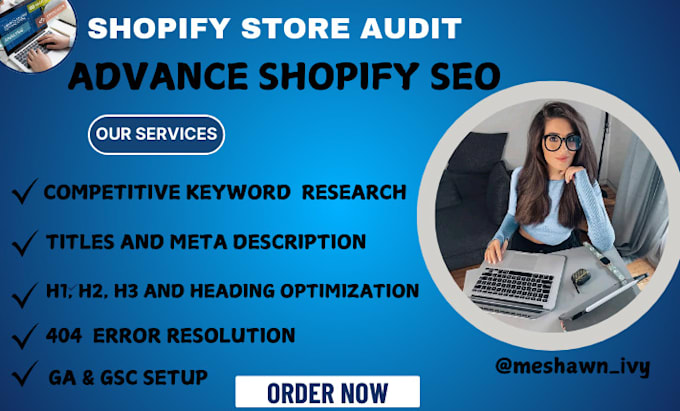 Gig Preview - Review, examine audit your shopify store to increase conversation sales rate