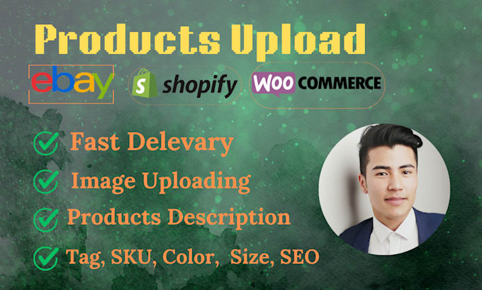 Gig Preview - Product upload or products listing to your ecommerce website