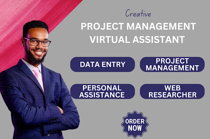 Gig Preview - Be your project management virtual assistant, social media va, virtual assistant