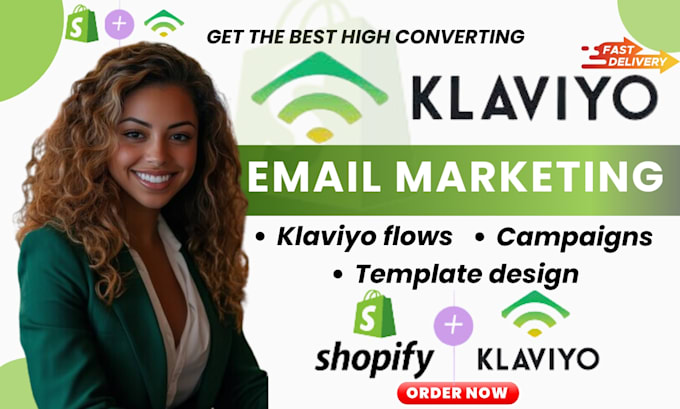 Gig Preview - Set up klaviyo email marketing campaign klaviyo flows for shopify, sales funnel