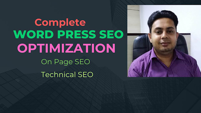 Gig Preview - Do on page and technical SEO for your wordpress website