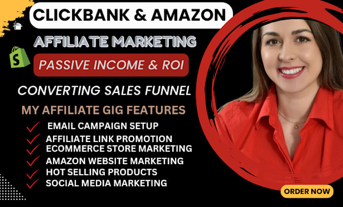 Gig Preview - Promote amazon affiliate website, clickbank affiliate travel promotion