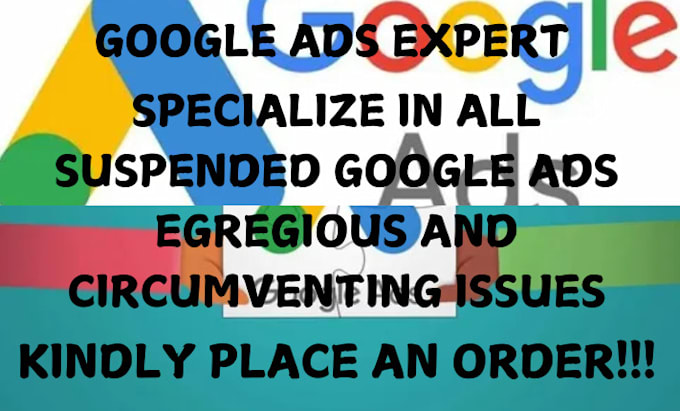 Gig Preview - Fix google ads suspension for all policy violations quickly and effectively