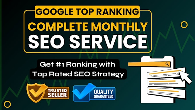 Gig Preview - Complete monthly seo service