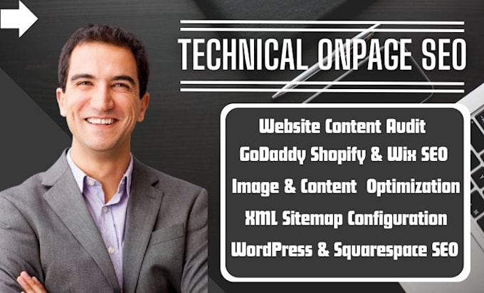 Gig Preview - Do onpage technical SEO for godaddy website, shopify website, wix website