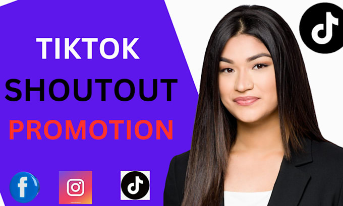 Gig Preview - Give you an exclusive shoutout promotion on tiktok