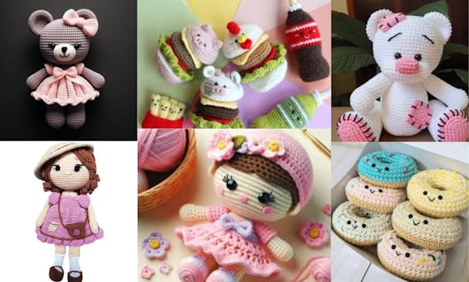 Bestseller - write amigurumi crochet pattern with picture tutorial for your etsy store