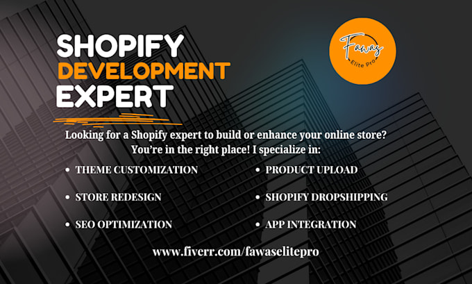 Gig Preview - Design develop fix and customize your shopify website and uploads product