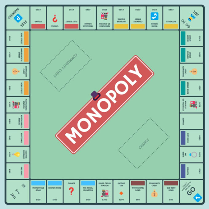 Gig Preview - Design card board game card game design 3d design 3d box design monopoly game