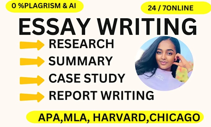 Gig Preview - Do research and summary writing, literature, review, report writing, case study