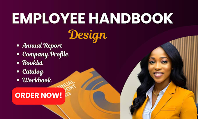 Gig Preview - Create company profile, annual report, employee handbook, catalog