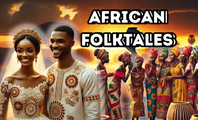 Gig Preview - De ai videos african folktales stories and bedtime stories