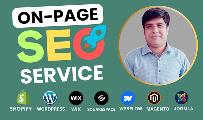 Gig Preview - Do on page SEO optimization for wordpress, shopify, wix, squarespace, webflow