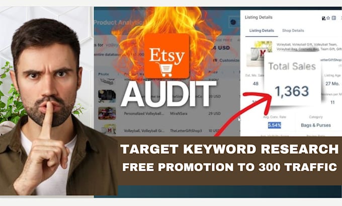 Gig Preview - Optimize etsy seo tags, title etsy product listing to rank and boost etsy sales