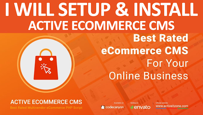 Gig Preview - Setup,installation and configure active ecommerce cms