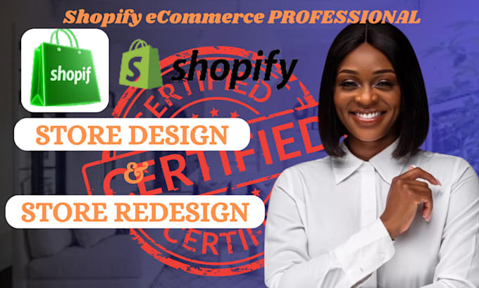 Gig Preview - Do shopify store design shopify redesign shopify dropshipping shopify website