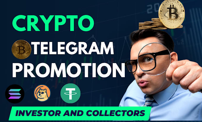 Gig Preview - Grow crypto telegram promotion, crypto telegram marketing, telegram subscribers