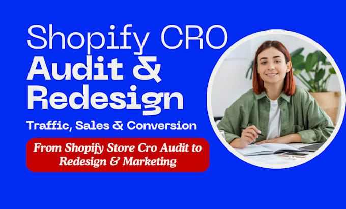 Gig Preview - Boost shopify sales with shopify cro audit shopify redesign 10x conversion rate