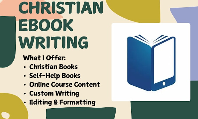 Bestseller - ghostwrite a 30k word christian book, self help book, or online course content