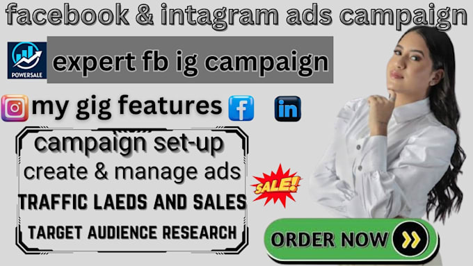 Gig Preview - Setup, optimize or manage meta facebook advertising and instagram ads campaign