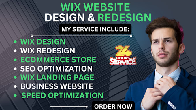 Gig Preview - Revamp your wix website design for a fresh look