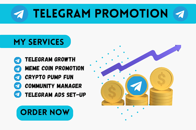 Gig Preview - Crypto telegram promotion, sol, token, memecoin marketing for active buyers