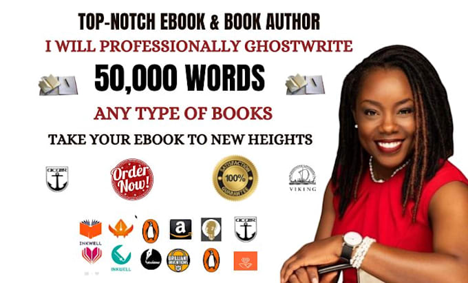 Gig Preview - Ghostwrite nonfiction ebook, non fiction book ghostwriter, ebook writer