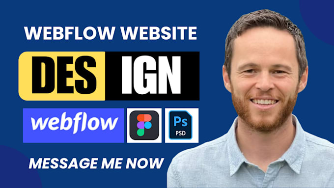 Gig Preview - Design, redesign, develop webflow website, websflow expert, figma to webflow