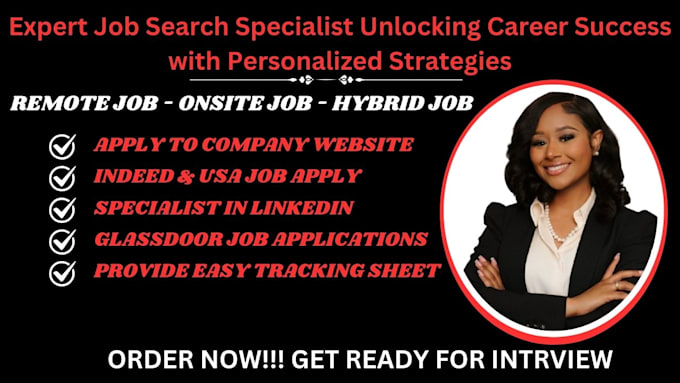 Gig Preview - Search and apply and also do job application on your behalf