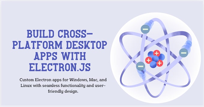 Gig Preview - Build a crossplatform desktop app using electron js and react