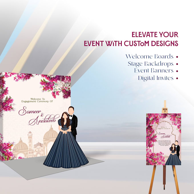 Bestseller - design custom wedding video invitation for your special event