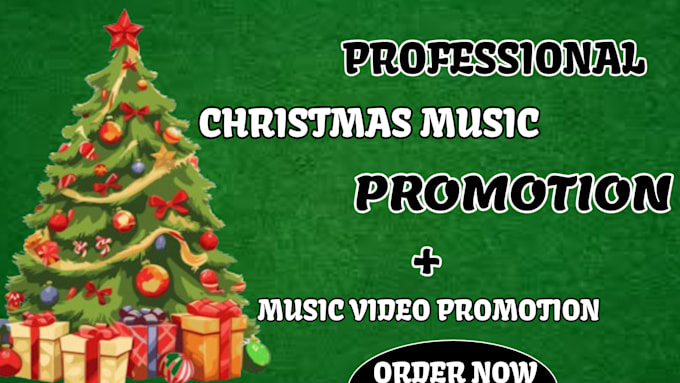 Gig Preview - Do organic music promotion for your christmas music video and christmas music