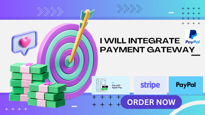 Gig Preview - Integrate crypto paypal stripe and any payment gateway in your website and app