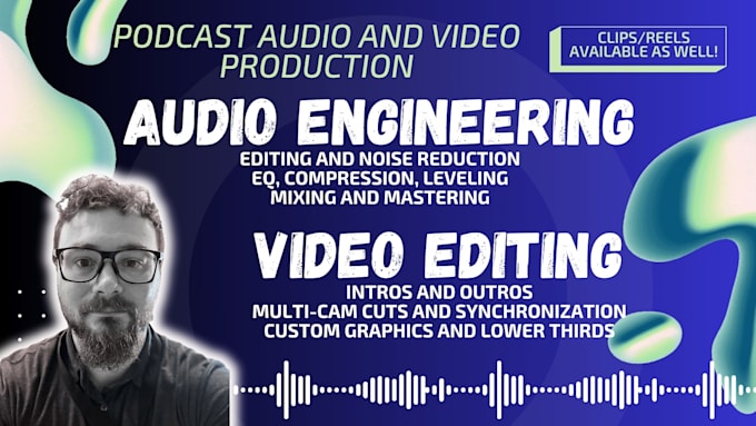 Gig Preview - Professionally edit and enhance your video or audio podcast