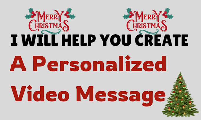 Gig Preview - Create a personalized santa video message